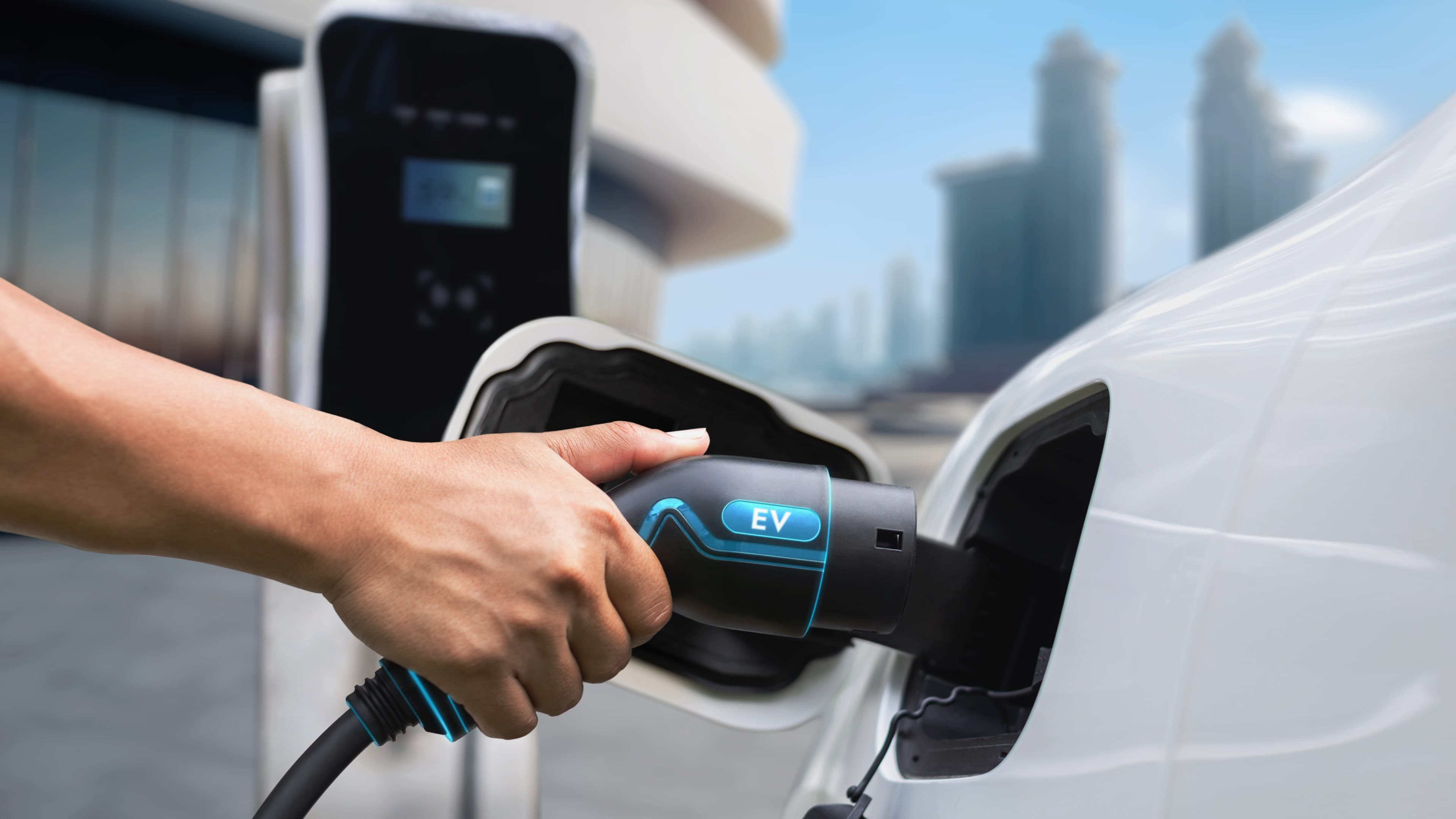 EV charger plug